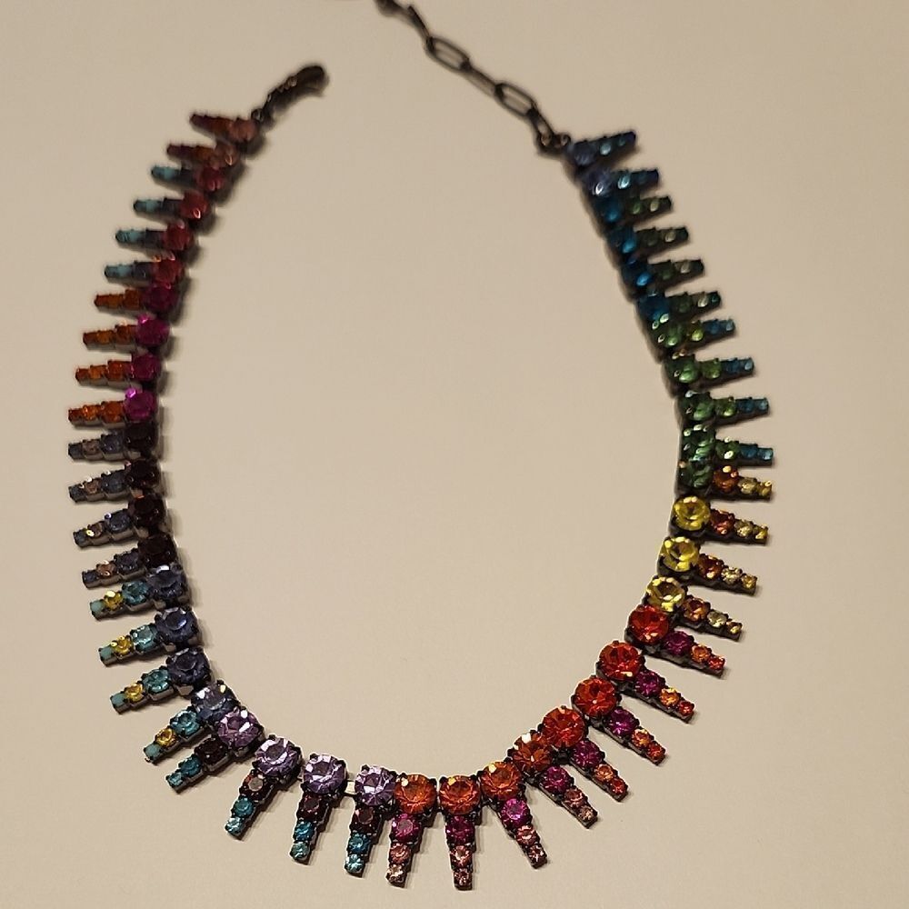 Extremely RARE HTF Elizabeth Cole Adrianna Necklace